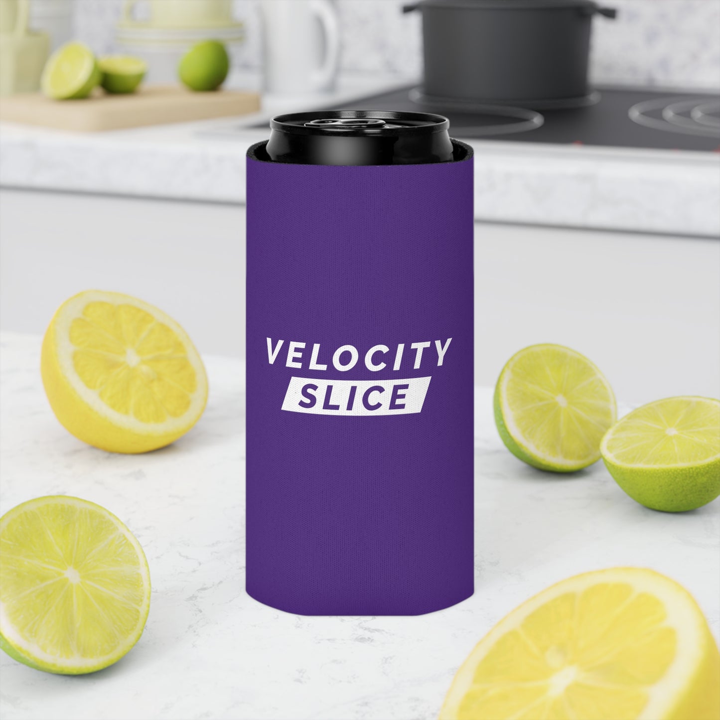 Velocity Slice Can Koozie