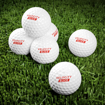 Velocity Slice Golf Balls, 6pcs