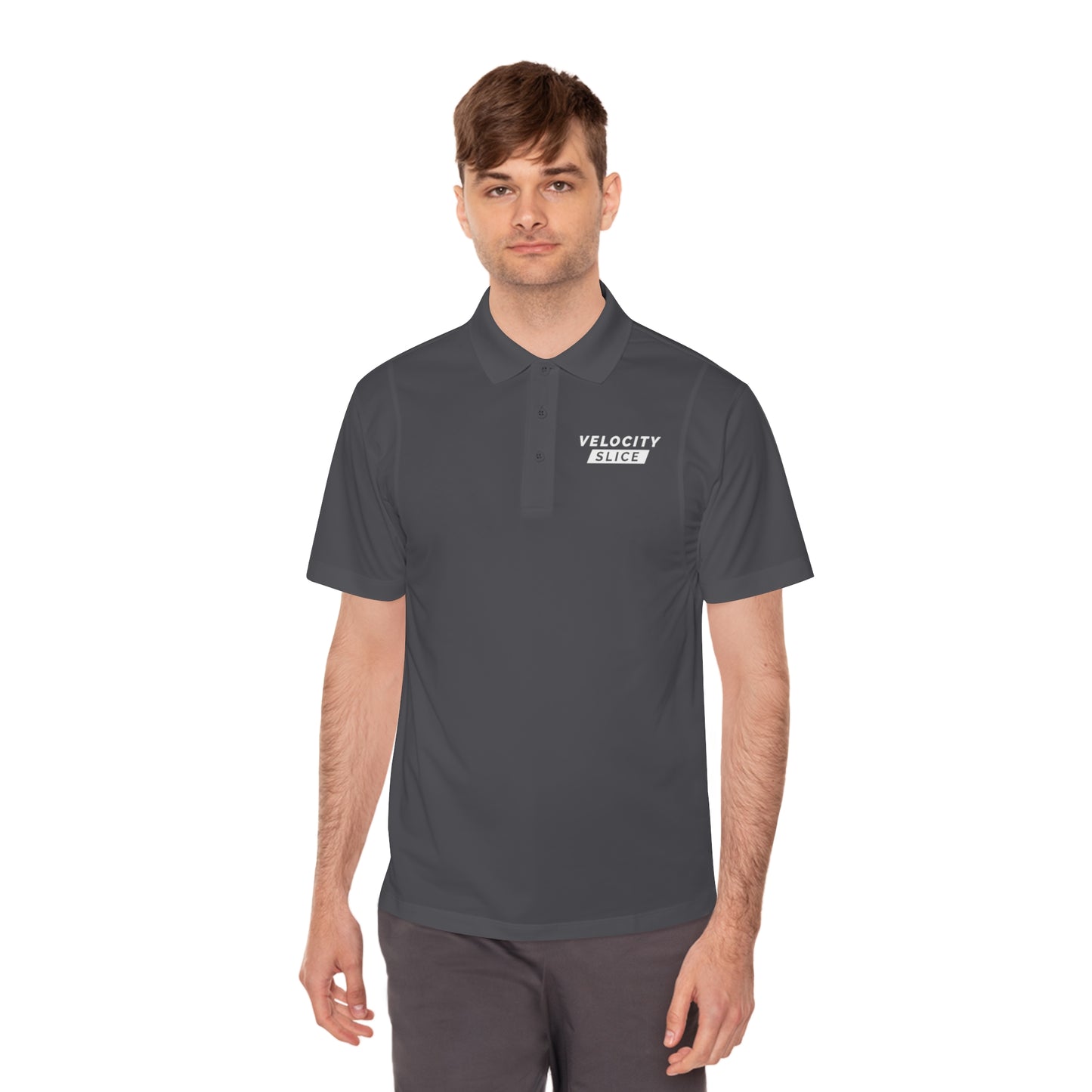 Velocity Slice Men's Sport Polo Shirt