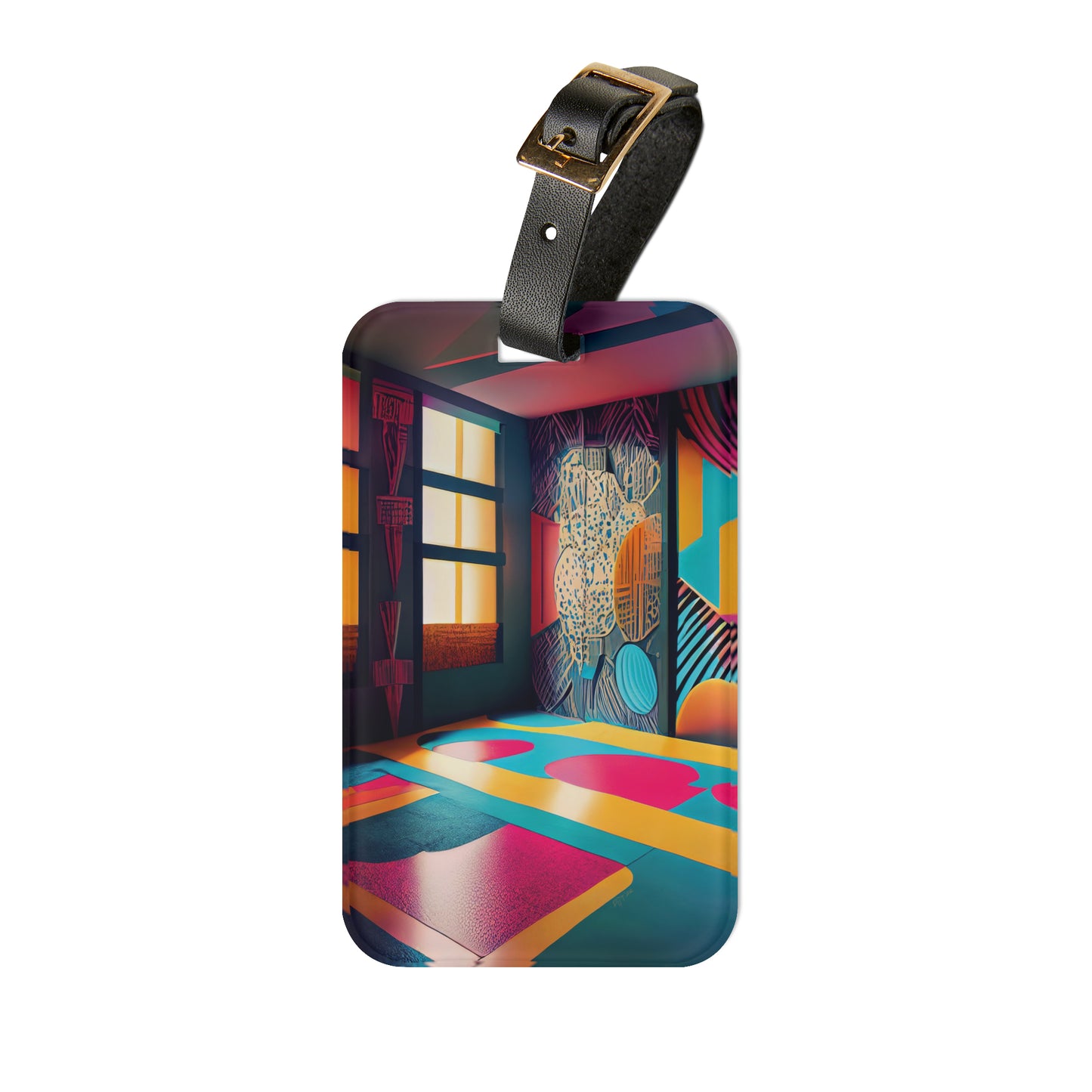 Abstract Luggage Tag 3