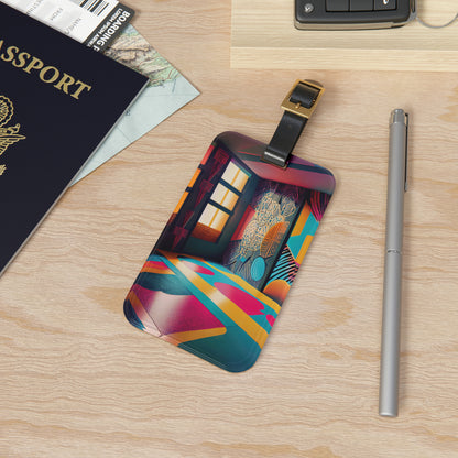 Abstract Luggage Tag 3