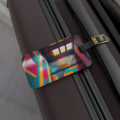 Abstract Luggage Tag 3