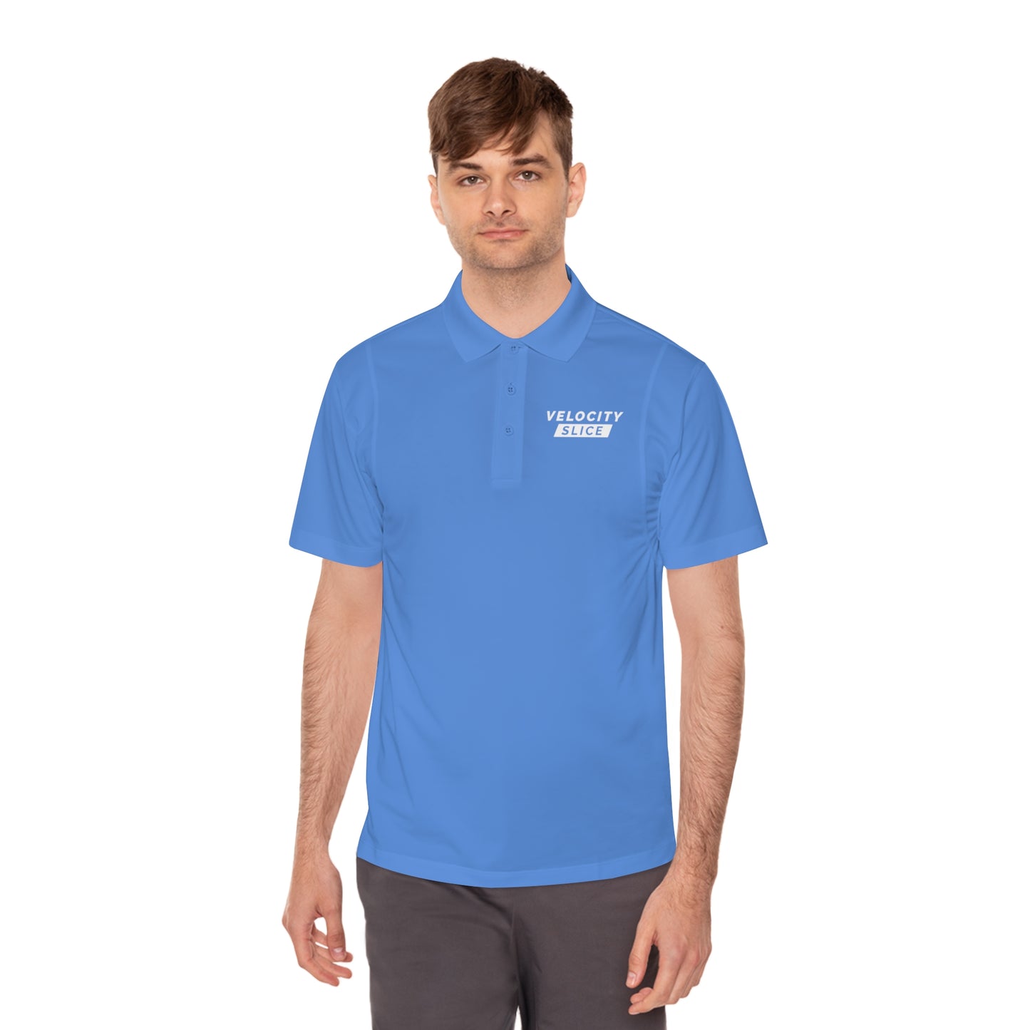 Velocity Slice Men's Sport Polo Shirt