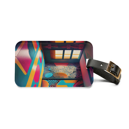 Abstract Luggage Tag 3