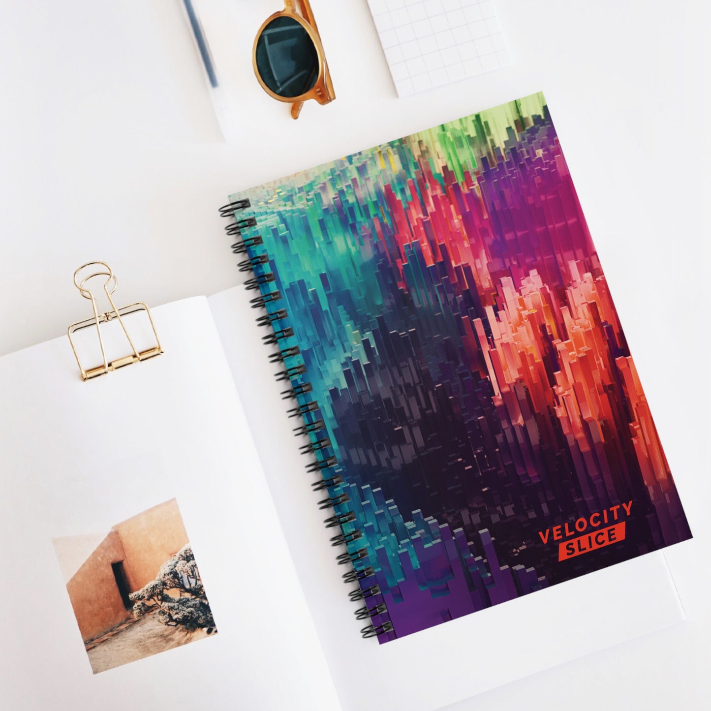 Velocity Slice Spiral Notebook - Ruled Line