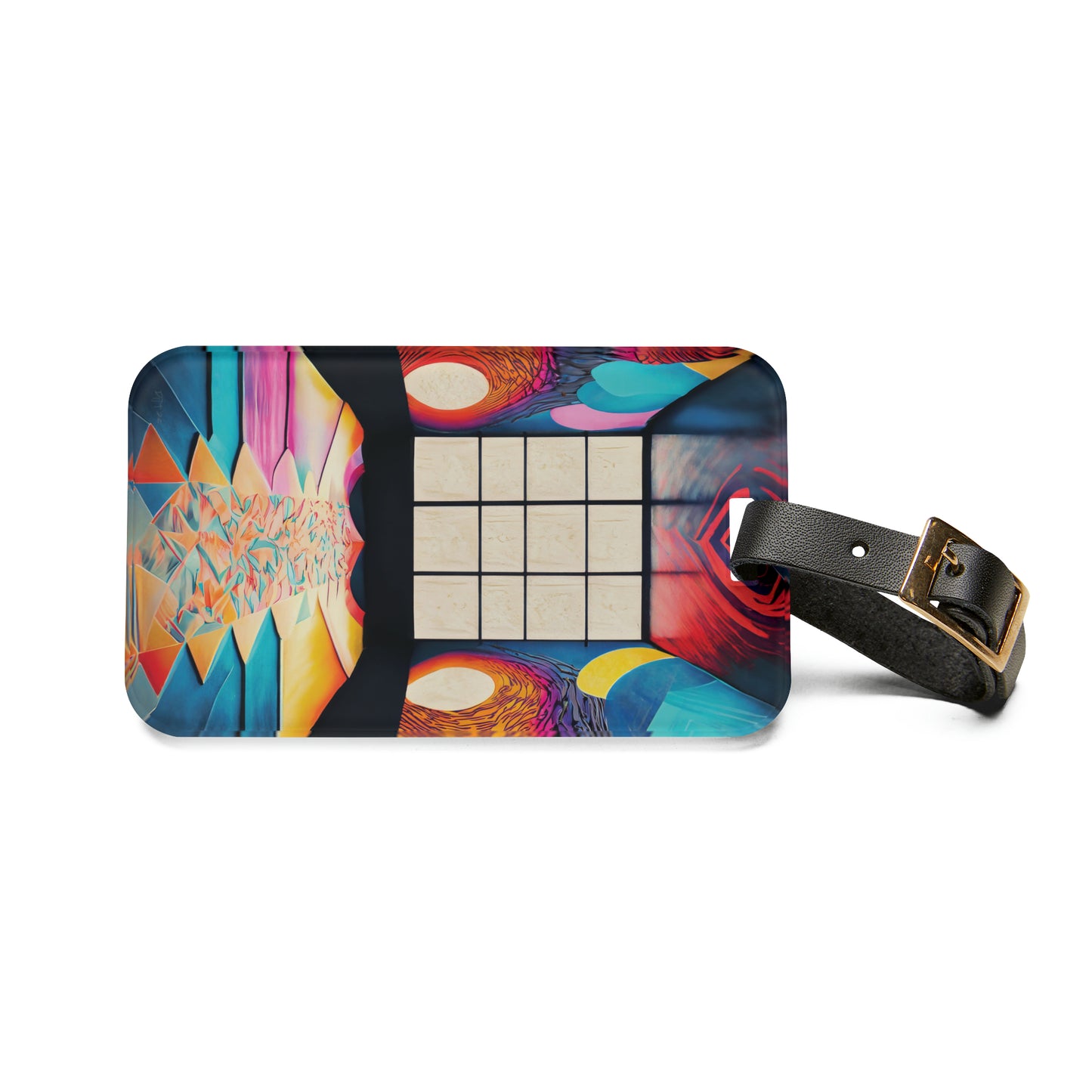 Abstract Luggage Tag 2