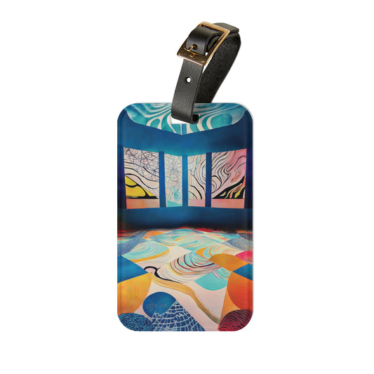 Abstract Luggage Tag 1