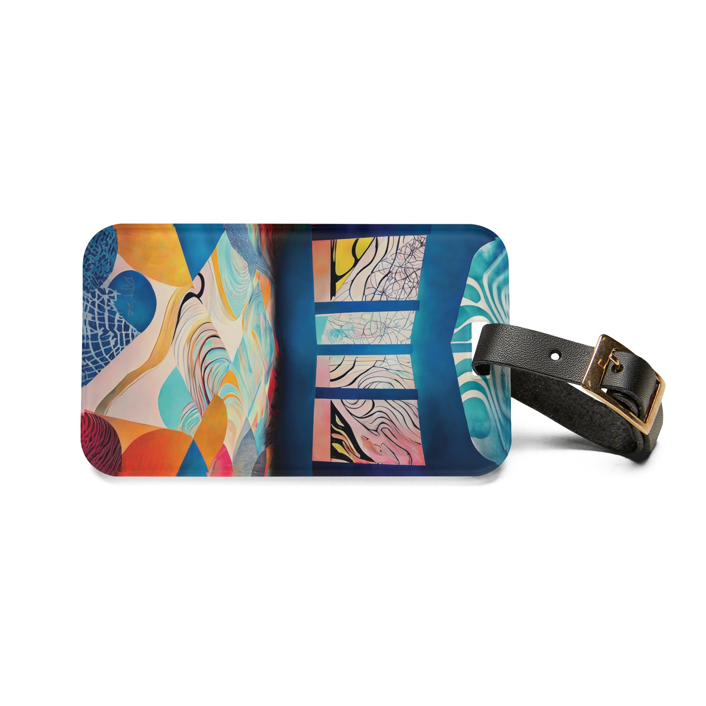 Abstract Luggage Tag 1