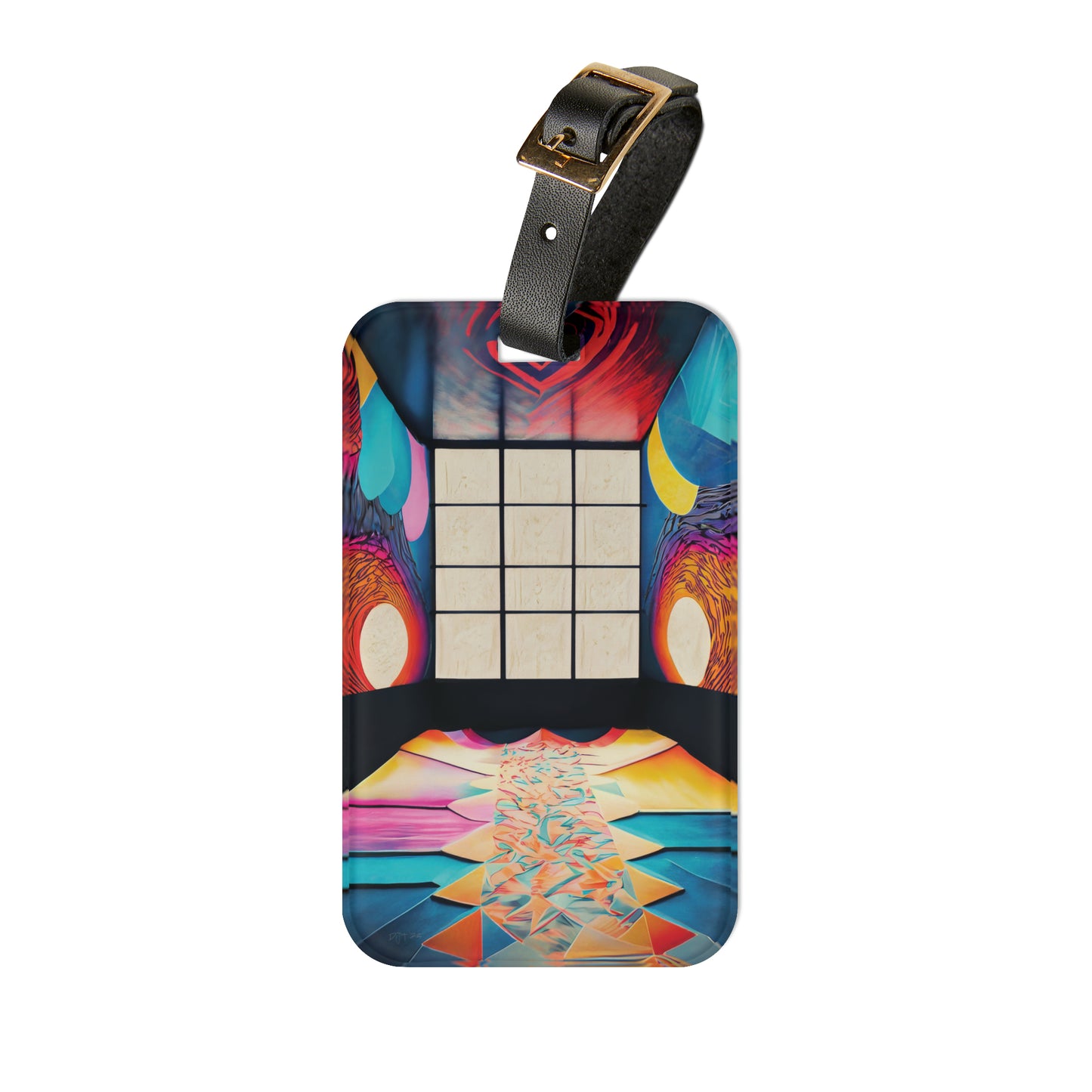 Abstract Luggage Tag 2